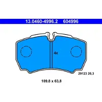 Ate Bremsbelagsatz, Scheibenbremse 13046049962 für IVECO