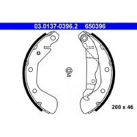 Ate Bremsbackensatz 03013703962 für VAUXHALL