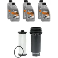VAICO Ölwechselkit für Automatikgetriebe Satz für Doppelkupplungs 6 Gang 6 Gang 6L für FORD FOCUS III Turnier DCT470 DW6 MPS6 POWERSHIFT DCT450