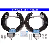 Ate Bremsbackensatz 03052057223 für NISSAN RENAULT