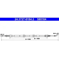 Ate Seilzug, Feststellbremse 24372701842 für VAG