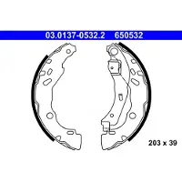 Ate Bremsbackensatz 03.0137-0532.2