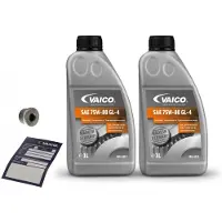 VAICO Ölwechselkit für Automatikgetriebe Satz 7 Gang Doppelkupplungs 7 Gang Doppelkupplungs 2L für VW Golf VII Schrägheck (5G1, BQ1, BE1, BE2) 0AM