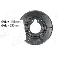 AIC Spritzblech, Bremsscheibe 56247 Hinterachse rechts für BMW
