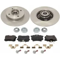MAPCO Bremsensatz, Scheibenbremse 47361 Hinterachse voll 249mm 9mm für PEUGEOT OPEL DS CITROËN FORD VAUXHALL FIAT RENAULT TRUCKS AUDI SKODA VW