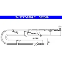Ate Seilzug, Feststellbremse 24372720092 für SUZUKI