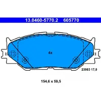 Ate Bremsbelagsatz, Scheibenbremse 13046057702 für LEXUS