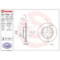 Brembo Bremsscheibe 09.7056.11