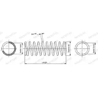 Monroe Fahrwerksfeder sp3046 für TOYOTA