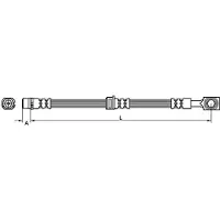 METZGER AUTOTEILE Bremsschlauch 4110524 für OPEL