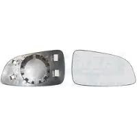 VAN WEZEL Spiegelglas, Außenspiegel 3745832 rechts für OPEL