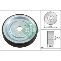 Schaeffler INA Umlenk-/Führungsrolle, Keilriemen 532091210 für VAUXHALL MINI DS