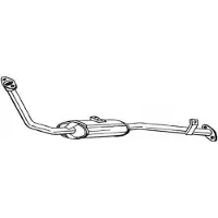 Bosal Vorschalldämpfer 278041 für SUZUKI
