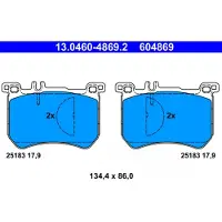 Ate Bremsbelagsatz, Scheibenbremse 13046048692 für MERCEDES-BENZ