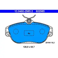 Ate Bremsbelagsatz 13.0460-2985.2, Vorne