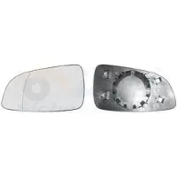VAN WEZEL Spiegelglas, Außenspiegel 3745837 links für OPEL