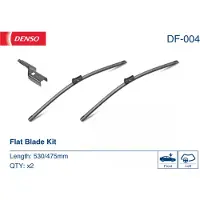 Denso Flat Scheibenwischer Vorne für VW POLO (9N) Rahmenlos