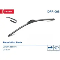 Denso Flat Scheibenwischer für BMW 3 Limousine (E46) Rahmenlos 580mm