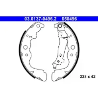 Ate Bremsbackensatz 03013704962 für MERCEDES-BENZ DACIA