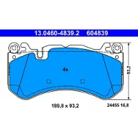 Ate Bremsbelagsatz, Scheibenbremse 13046048392 für MERCEDES-BENZ