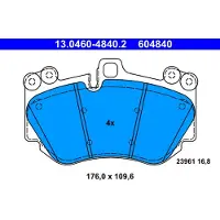 Ate Bremsbelagsatz, Scheibenbremse 13046048402 für PORSCHE
