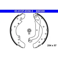 Ate Bremsbackensatz 03013703302 für PEUGEOT VAUXHALL FIAT CITROËN RENAULT