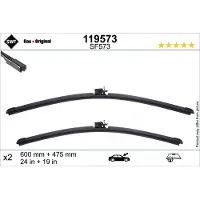 SWF Wischblatt vorne 600 mm mit Spoiler SWF für u.a. MERCEDES-BENZ A-KLASSE