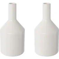 Creativ home Dekovase "Vase", weiß, H:20cm Ø:10cm, Vasen, Dekovase, im formschönen Design