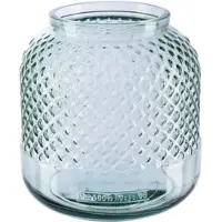 Creativ home Dekovase "Vase", grün, H:19cm Ø:19cm, Vasen, Dekovase, mit durchbrochenem Design
