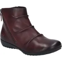 Josef seibel Stiefelette "Naly 61, bordeaux", Damen, Gr. 45, rot (bordeaux), Obermaterial: 100% Rindsleder Leather cow., Schuhe Stiefelette