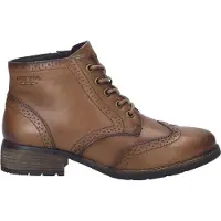 Josef seibel Stiefelette "Kate 11, cognac", Damen, Gr. 38, braun (cognac), Obermaterial: 100% Rindsleder Leather cow., Schuhe Stiefelette