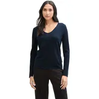 Tom Tailor V-Ausschnitt-Pullover "Regular" mit V-Ausschnitt