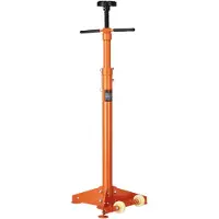 Vevor Unterlift-Stützständer 0,75 t Unterhubwagen-Stützständer mit Hebehöhen 975-1915 mm & lagermontierter Drehgriff & selbstsichernde Gewindeschraube & zwei Rädern & Stützfahrzeugkomponenten