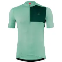 Löffler - Bike Jersey Half-Zip Skys Block Mid - Radtrikot Gr 58 türkis