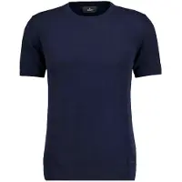 Ragman Rundhalspullover , Herren, Gr. 56, marineblau, Strick, 100% Baumwolle, ohne Ausschnitt, Pullover Rundhalspullover