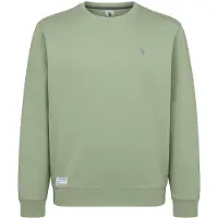 U.S. POLO ASSN. Sweatshirt Garment Dyed (100% Baumwolle) salbeigrün Herren