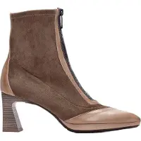 Hispanitas für Damen. HI254186 Atlanta Soho braune Lederstiefeletten (36), 3 bis 5 cm, Reißverschluss, Lässig