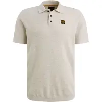 PME Legend Poloshirt Gestrickt Ecru