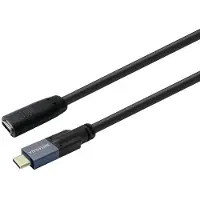 VivoLink PROUSBCMF2, 2 m, USB C, USB C, USB 3.2 Gen 2 (3.1 Gen 2), Schwarz
