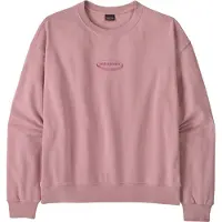 Patagonia - Women's 95 Oval Logo Daily Crew - Pullover Gr M rosa