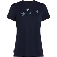 Icebreaker Damen T-Shirts/Tanks ku.Arm Da Merino 150 Tech Lite SS Tee Bird Transit