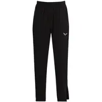 Trigema Jerseyhose "Freizeithose mit Bein-Reißverschluss", Herren, Gr. XXL, Normalgrößen, schwarz, Web, 74% Nylon, 26% Elastan, Basic, Hosen Jerseyhose