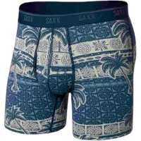 Saxx Quest Quick-dry Mesh Boxer Brief FLY palm geo-stone (PGS) S