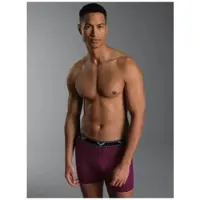Trigema Boxer "Bequeme Pants mit Webgummibund", Herren, Gr. XXL, 1 Stk., rot (sangria), 95% Baumwolle, 5% Elastan, Unterhosen Boxer