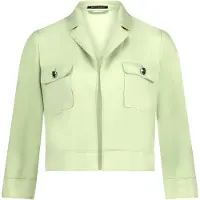 Betty Barclay Jackenblazer "Blazer-Jacke mit 3/4 Arm", Damen, Gr. 36, grün (foam grün), Obermaterial: 92% Polyester PES. 8% Elasthan EL., Blazer Jackenblazer