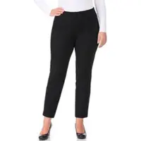 Kjbrand Schlupfhose "Susie XS Jersey", Damen, Gr. 54, N-Gr, schwarz, Jersey, Obermaterial: 68% Viskose, 27% Polyamid, 5% Elasthan, knöchellang, Hosen Schlupfhose, Sommerhose mit Schlupfbund