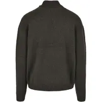 Urban Classics bequemes Herren Sweatshirt Stretch Rippbündchen Oversize Anthrazit