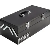 YATO YT-0884, Werkzeugkasten, Schwarz, 460 mm, 200 mm, 180 mm, 3,5 kg