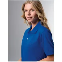 Trigema Poloshirt "Poloshirt DELUXE Piqué", Damen, Gr. XL, blau (royal), Piqué, 100% Baumwolle, Basic, lang, ohne Ausschnitt, Shirts Poloshirt