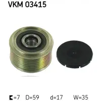 Skf Generatorfreilauf vkm03415 für NISSAN